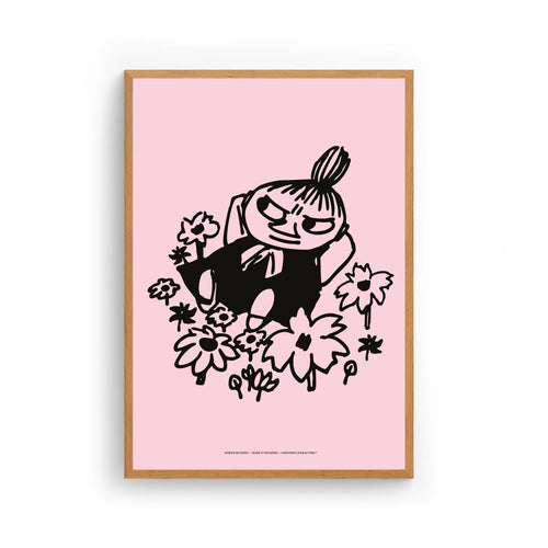 Mumin Poster Kleine My Pink 50x70 Nordicbuddies Wanddeko